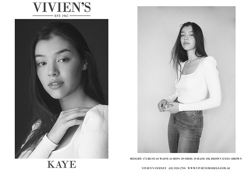 Kaye compcard